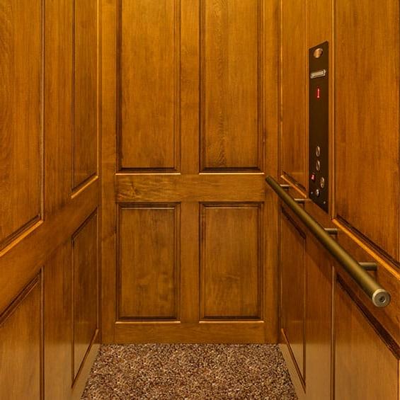 Classic wooden home elevators by Savaria